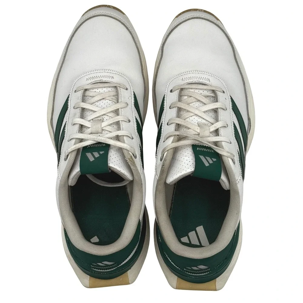Adidas S2G Spikeless Leather 24 Golf Shoes Mens‎ Size 10 White Green IF0299